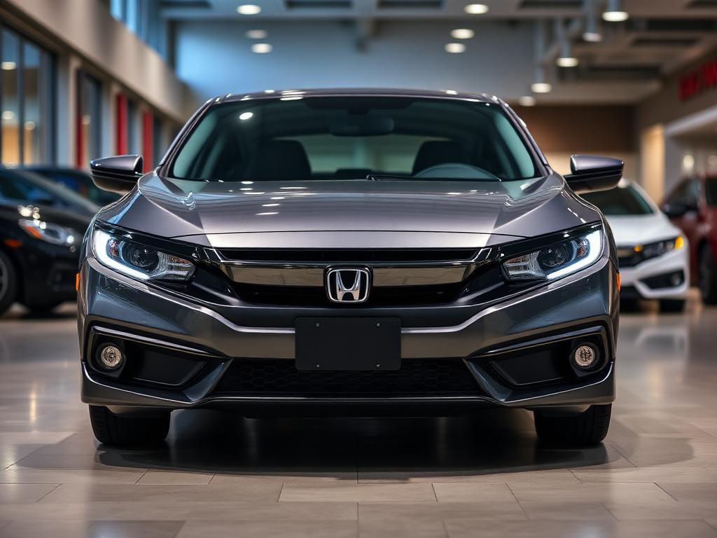 Honda Civic Touring em vitrine demonstrativa